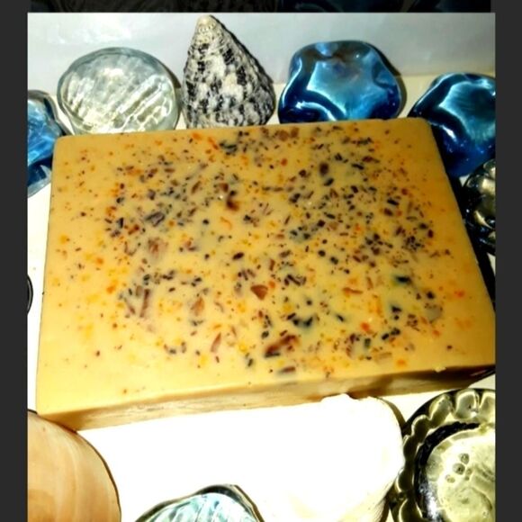 𝅺HAND crafted BERGAMOT & OATS SOAP BAR - Picture 2 of 7